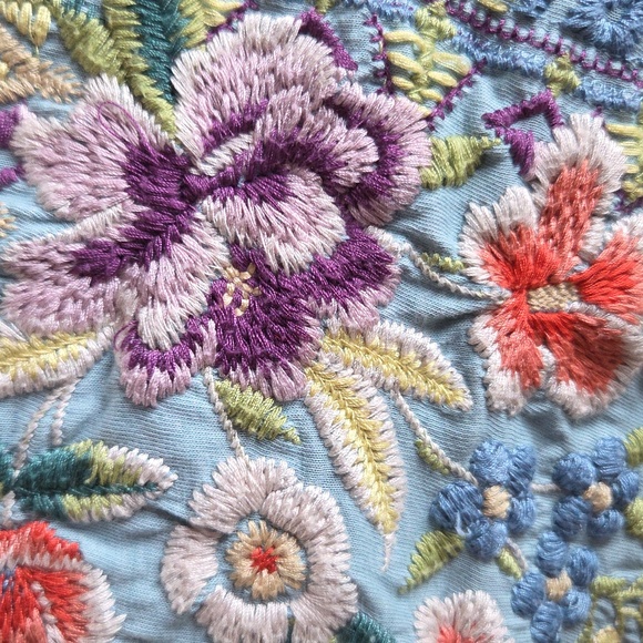 Johnny Was Embroidered Multicolor Blouse - Picture 7 of 7